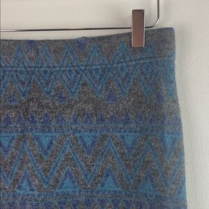 Toad & Co 100% Boiled Merino Wool Mini Skirt Size M